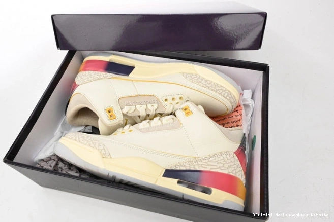 Official Maikesneakers Air Medellin Balvin Sunset 3 Jordan J x FN0344-901 0723